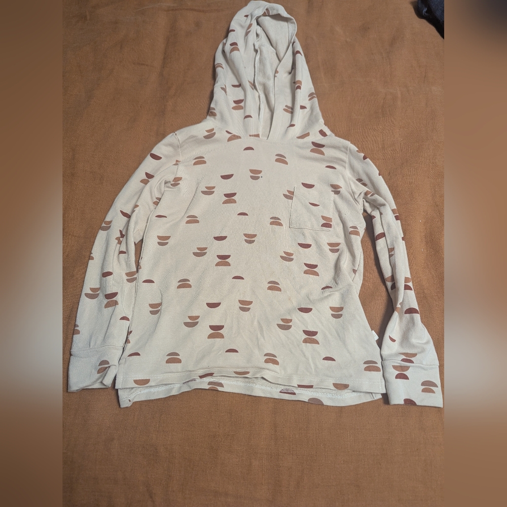 Organic Cotton Jax & Lennon Half Moon Hooded Sweater 3/4T